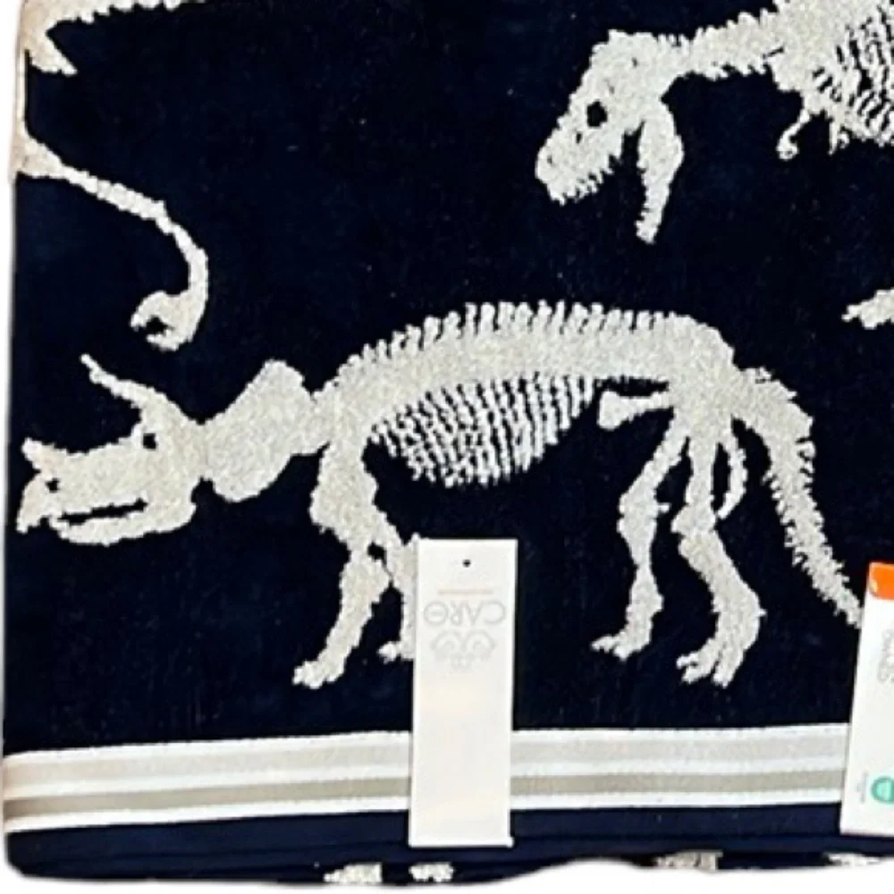 Caro - ‘Dinosaurs’ Bath & Hand Towel Set (2). NWT Firm! Last One!